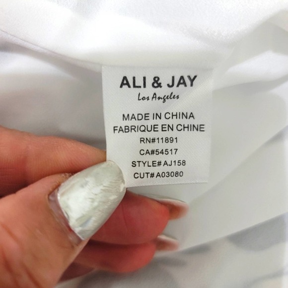 ALI & JAY FLOUNCE FLORAL BIRD PRINT HI-LO MAXI DRESS SPAGHETTI STRAP Size S - Picture 6 of 12